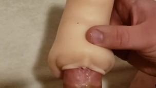 Watching my Friends onlyfans and cumming on my Pocket Pussy.