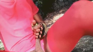 Amateur Shemale Reveals Cock in POV