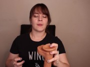 Toy Review - Realistic Thrusting Dildo with Strong Suction Cup and Rotating Beads!