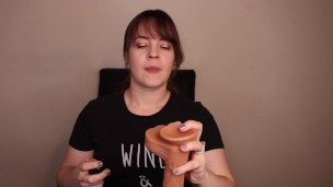 Toy Review - Realistic Thrusting Dildo with Strong Suction Cup and Rotating Beads!