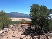 Quickie while hiking in New Mexico with a facial at the end.  1/16