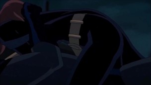 Batgirl and Batman Get Hot and Heavy on Rooftop