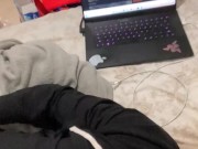 How I normally start my youtube videos into a shot of cum for you