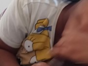 Ebony Teen giving sister's boyfriend head while sister at work lovely surprise facial  6/16