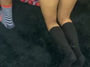 Muslim schoolgirl and classmate fuck during study session  14/16