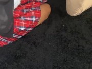 Muslim schoolgirl and classmate fuck during study session  6/16