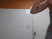 Pissing at a gas station for Javier 12/16