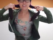 Pissing at a gas station for Javier 13/16