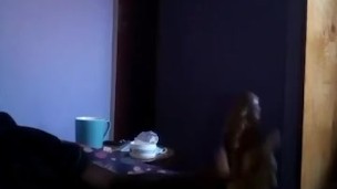 Full House Early Morning Wood Black Handjob Cumshot
