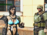 Pregnant woman has sex with the whole population | Porno Game 3d 2/16