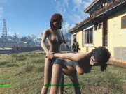 Pregnant woman has sex with the whole population | Porno Game 3d 9/16