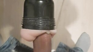 Masturbation avec mon fleshlight 