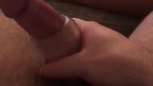 Solo male masturbation