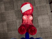 Among Us FUTA Blue and Red Fuck Each Other Doggystyle, Riding, Missionary, Titfuck 10/16