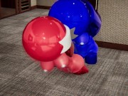 Among Us FUTA Blue and Red Fuck Each Other Doggystyle, Riding, Missionary, Titfuck 13/16