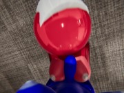 Among Us FUTA Blue and Red Fuck Each Other Doggystyle, Riding, Missionary, Titfuck 16/16