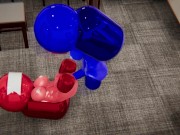 Among Us FUTA Blue and Red Fuck Each Other Doggystyle, Riding, Missionary, Titfuck 9/16