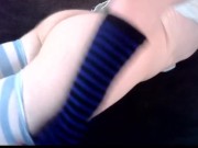 Cum Fill my Pussy Please Daddy | Pretty hairy Asshole Closeup Spread Open Bitch fuck sexy stockings 14/16