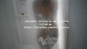 her in the shower