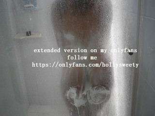 her in the shower