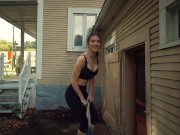 Sports Bra VS No Bra on a pogo stick - Piper Blush 10/16