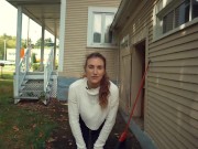 Sports Bra VS No Bra on a pogo stick - Piper Blush 2/16