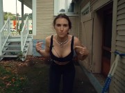 Sports Bra VS No Bra on a pogo stick - Piper Blush 7/16