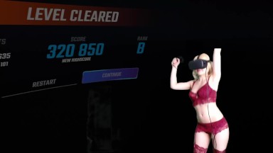 VR Gaming Beat Saber Spank Booty On Fail