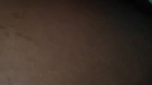 Young ebony Creampie masturbates with BBC