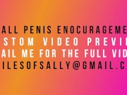 Small Penis Encouragement, SPH, Anime, Gentle Femdom - Sally Smiles 1/16