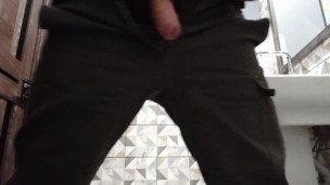 Pissing in public toilet, first time in 2021