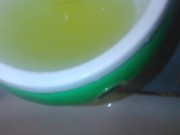 Hairy Onlyfans Piss Desperate Slut PinkMoonLust Girl Standing Pees HARD Potty Training Boy Urinal 14/16