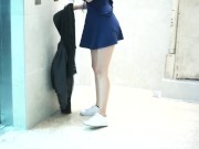 Mi chica se desnuda completamente en la calle casi la pillan 6/16