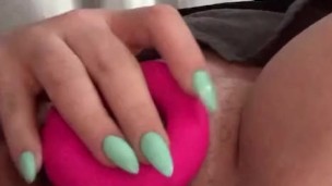 Teen SQUIRTS all over toy! 