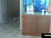 Lubed Up Cock Gets Lucky With Its Cleo Stroking & Sucking! 6/16