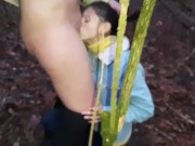 Поход за ёлкой в лес закончился страстным сексом 10/16