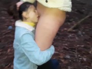 Поход за ёлкой в лес закончился страстным сексом 12/16