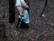 Поход за ёлкой в лес закончился страстным сексом 2/16
