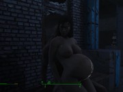 Ghoul got pregnant. Half-zombie gently fuck a woman from behind | Fallout 4 sex 16/16