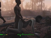 Ghoul got pregnant. Half-zombie gently fuck a woman from behind | Fallout 4 sex 4/16
