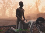 Ghoul got pregnant. Half-zombie gently fuck a woman from behind | Fallout 4 sex 9/16