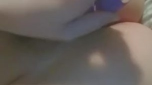 Fucking my tight little ass with my favorite toy ~