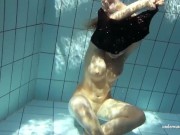 Zuzanna swims naked and horny in the pool 12/16