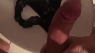 Cumming all over my stepsister’s panties 