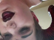 Sexy BBW Femdom Krampus Owns Your Naughty Cock 16/16