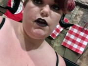 Sexy BBW Femdom Krampus Owns Your Naughty Cock 4/16