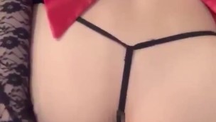 crossdresser dildo solo