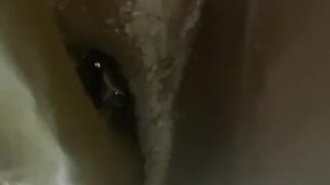 Pounding my pussy until it squirts 
