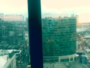 Sex in the hotel with the view (watch til the end of you can make it) 9/16