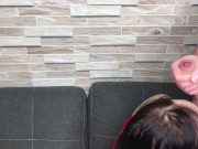 СУПЕР ГЛОТКА, НАШ МИНЕТ ИГРЫ СО ЧЛЕНОМ, ЛЮБИТ ГЛОТАТЬ ЕГО И ЗАСАСЫВАТЬ РУССКАЯ БРЮНЕТКА МАМАША FULL - Screenshot 11 of 16 - Cheating